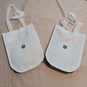Reusable Lululemon bags in White